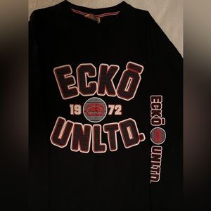 ECKO Unlimited Vintage Long Sleeve Shirt, XL, Black, Pre-Owned